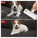 Pet Hair Remover - Lint Roller - Self Cleaning Dog & Cat Fur Remover - Remove Dog, Cat Hair from Furniture, Carpets, Bedding, Clothing, Couch, Car Seat