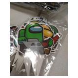 Among Gamer Us Birthday Party Supplies Among Game Us Party Decorations Set Include Banners Balloons Cake Tops varies from stock photo includes table ware