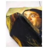 Nicolas Cage as the Mona Lisa Throw Pillow cover