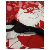 Barber Cape Kids - Cute Cartoon Hair Cutting Cape-Child Salon Cape Styling Hairdresser Apron - With Adjustable Neck Strap -for boys and girls Haircut cape cape is beeboop Undertale and red