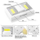FC-Fancier Closet Light, Battery Operated, Tap Light, Touch Night, Utility, Wall Wireless Mount Under Cabinet, Shelf, Shed, Kitchen, Garage, Attic, RV, DIY(4-Pack
