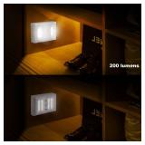 FC-Fancier Closet Light, Battery Operated, Tap Light, Touch Night, Utility, Wall Wireless Mount Under Cabinet, Shelf, Shed, Kitchen, Garage, Attic, RV, DIY(4-Pack