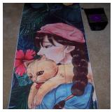 Pido yoga towel with mesh bag