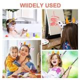 Cow Ears Headband 2Pcs Cow Ears and Horns Headband Plush Cow Print Top Cow Ears Costume Headwear Cow Ears Cosplay Hair Accessories for Christmas Halloween Festival Theme Party Cosplay Costume