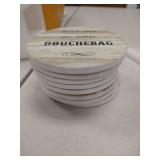 Coasters for Coffee Table, Yeeper Set of 8 Funny Ceramic Coasters, Gift for Housewarming Birthday House Decor, Conversation Starter, Humor Saying, for Dining Room Table brown with words not white