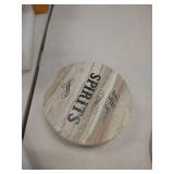 Coasters for Coffee Table, Yeeper Set of 8 Funny Ceramic Coasters, Gift for Housewarming Birthday House Decor, Conversation Starter, Humor Saying, for Dining Room Table brown with words not white