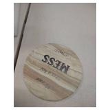 Coasters for Coffee Table, Yeeper Set of 8 Funny Ceramic Coasters, Gift for Housewarming Birthday House Decor, Conversation Starter, Humor Saying, for Dining Room Table brown with words not white