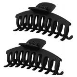 2 pack large claw hair clips