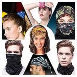 Face Mask Outdoor Bandanas Neck Gaiter Balaclava Magic Hiking Headband Elastic Seamless UV Resistence Sport Headwear print varies please see actual pictures