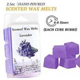 Tobeape Scented Wax Melts, 8 Pack Soy Wax Cubes, Assorted Wax Warmer Cubes/Tarts Total 20oz with Strongly Fragrance Essential Oils - Rose, Lavender, Fig, Vanilla, Jasmine, Lemon, Spring, Bergamot