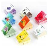 Tobeape Scented Wax Melts, 8 Pack Soy Wax Cubes, Assorted Wax Warmer Cubes/Tarts Total 20oz with Strongly Fragrance Essential Oils - Rose, Lavender, Fig, Vanilla, Jasmine, Lemon, Spring, Bergamot