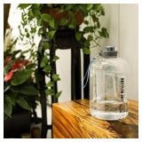 1 Gallon Water Bottle, Motivational Leakproof Large Sports Water Bottle with Time Marker, Insulated BPA Free Big Water Jug for Fitness Gym Camping Outdoor, Plastic Clear Water Bottle for Sports