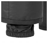 Snow Ski Pants Reinforced Knees and Seat by Lucky Bums, Black xl,