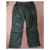 Snow Ski Pants Reinforced Knees and Seat by Lucky Bums, Black xl,
