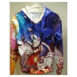 Sonic the Hedgehog hooded sweatshirt size large kids