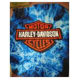 Harley-Davidson shower curtain and hooks