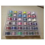 BetyBedy 36Pcs Bobbins and Sewing Threads with Bobbin Case for Multiple Sewing Machine, Pre-Wound Bobbins Set for Bro-Ther/Baby-Lock/Jano-me/El-na/Sin-ger, Standard Size and Assorted Colors