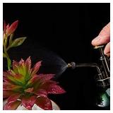 Glass Plant Mister Spray Bottle, 6.5" Tall Vintage Plant Spritzer Watering Can, Succulent Watering Bottle with Top Pump, Small Plant Sprayer Mister for Indoor Outdoor House Plant - light Green