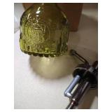 Glass Plant Mister Spray Bottle, 6.5" Tall Vintage Plant Spritzer Watering Can, Succulent Watering Bottle with Top Pump, Small Plant Sprayer Mister for Indoor Outdoor House Plant - light Green