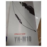 American Archery YN-1 Straight bow Outdoor Archery Shooting Right Black with arrows and target