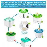 YAMOZOM Cat Fountain Replacement Filter, Cat Water Fountain Filter,Premium Pet Carbon Replacement Filters for 54oz/1.6L Cat Flowers Fountain filters only