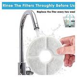 YAMOZOM Cat Fountain Replacement Filter, Cat Water Fountain Filter,Premium Pet Carbon Replacement Filters for 54oz/1.6L Cat Flowers Fountain filters only