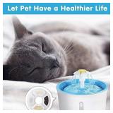 YAMOZOM Cat Fountain Replacement Filter, Cat Water Fountain Filter,Premium Pet Carbon Replacement Filters for 54oz/1.6L Cat Flowers Fountain filters only