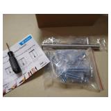 Voolan 30 Pack Cabinet Handles with Mounting Template, Modern Style Stainless Steel Kitchen Cabinet Hardware Pulls, 6" Length (3.75" Hole Center), Brushed Nickel