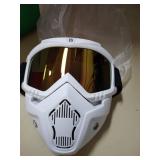 BSDDP Detachable Motorcycle Bicycle Modular Helmet Face Mask Shield Goggles