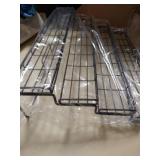 2 Spice Rack Organizer for Cabinet, 4 Tier Step Spice Shelf for Kitchen Countertop and Pantry, Seasoning Rack, 17 x 12 x 4.5 inch, Wire Metal (2 Pack