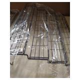 2 Spice Rack Organizer for Cabinet, 4 Tier Step Spice Shelf for Kitchen Countertop and Pantry, Seasoning Rack, 17 x 12 x 4.5 inch, Wire Metal (2 Pack