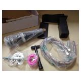 Genta Single Hole Single-Handle Bathroom Faucet in Matte Black may vary from stock photo