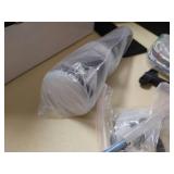 Genta Single Hole Single-Handle Bathroom Faucet in Matte Black may vary from stock photo