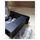 Genta Single Hole Single-Handle Bathroom Faucet in Matte Black may vary from stock photo