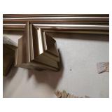 Simplicity Single Curtain Rod Set with Square Finials - up to 90 inches