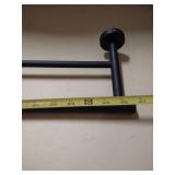 Bathroom Towel Bar, Bath Accessories Thicken Stainless Steel Shower Towel Rack for Bathroom, Towel Holder Wall Mounted (Matte Black, 27 inches double not single