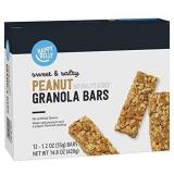 6 boxes Happy Belly Sweet & Salty Peanut Granola Bars, 12 Count