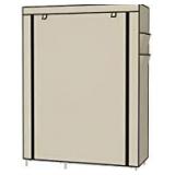 Closet Organizer Wardrobe Clothes Storage Shelves, Non-Woven Fabric Cover with Side Pockets, super cute print not brown unknown size