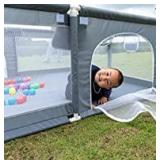 Large Space Kids Baby Ball Pit - Portable Indoor Outdoor Baby Playpen Toddlers Children Safety Play Yard Fence Fun Activities Popular Toys Includes Balls may vary from stock photo