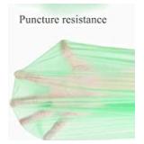 Green Trash Bag, 2 Rolls 5 Gallon Garbage Bags, Unscented Rubbish Bags, 80 Counts Wastebasket Bags,19 Liter Trash Can Liners for Bathroom, Home, Kitchen, Office 40 count