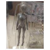 Body Kun and Body Chan Dx Set, Gray Drawing Action Figures Female and Male PVC Drawing Doll Model Figure Human Body with Joints for Artists one figure