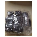 Self Adhesive Tape - Yuelong 8Pcs Self-Adherent Cohesive Tape Tattoo Grip Wrap Cover Strong Sports Tape, Black Self-Adhesive Bandage Rolls,Athletic Tape