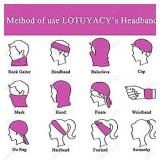 super soft winter neck gaiter mask hair band print varies