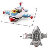 Swimming Baby Inflatable Airplane Swimming Float Seat Boat Pool Swimming Ring For Child