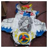 Swimming Baby Inflatable Airplane Swimming Float Seat Boat Pool Swimming Ring For Child