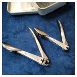 Nail Clippers for Thick Nails, Professional Nail Clipper with Catcher, Medical Grade Stainless Steel, Sharp and Durable Nail Clipper Kit for Men and Women, Bionic Design (Small & Large COLOR IS BLACK