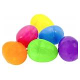 Bulk Refillable Plastic Easter Eggs, Assorted Colors; perfect for Easter egg hunt, surprise egg, treasure hunt** 200 in box can hang for decoration