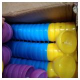 Bulk Refillable Plastic Easter Eggs, Assorted Colors; perfect for Easter egg hunt, surprise egg, treasure hunt** 200 in box can hang for decoration