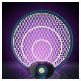 Pack of 2 electric insect repellent snowshoes - USB rechargeable - 3000 V - For indoor and camping - Blue