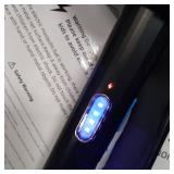 Pack of 2 electric insect repellent snowshoes - USB rechargeable - 3000 V - For indoor and camping - Blue